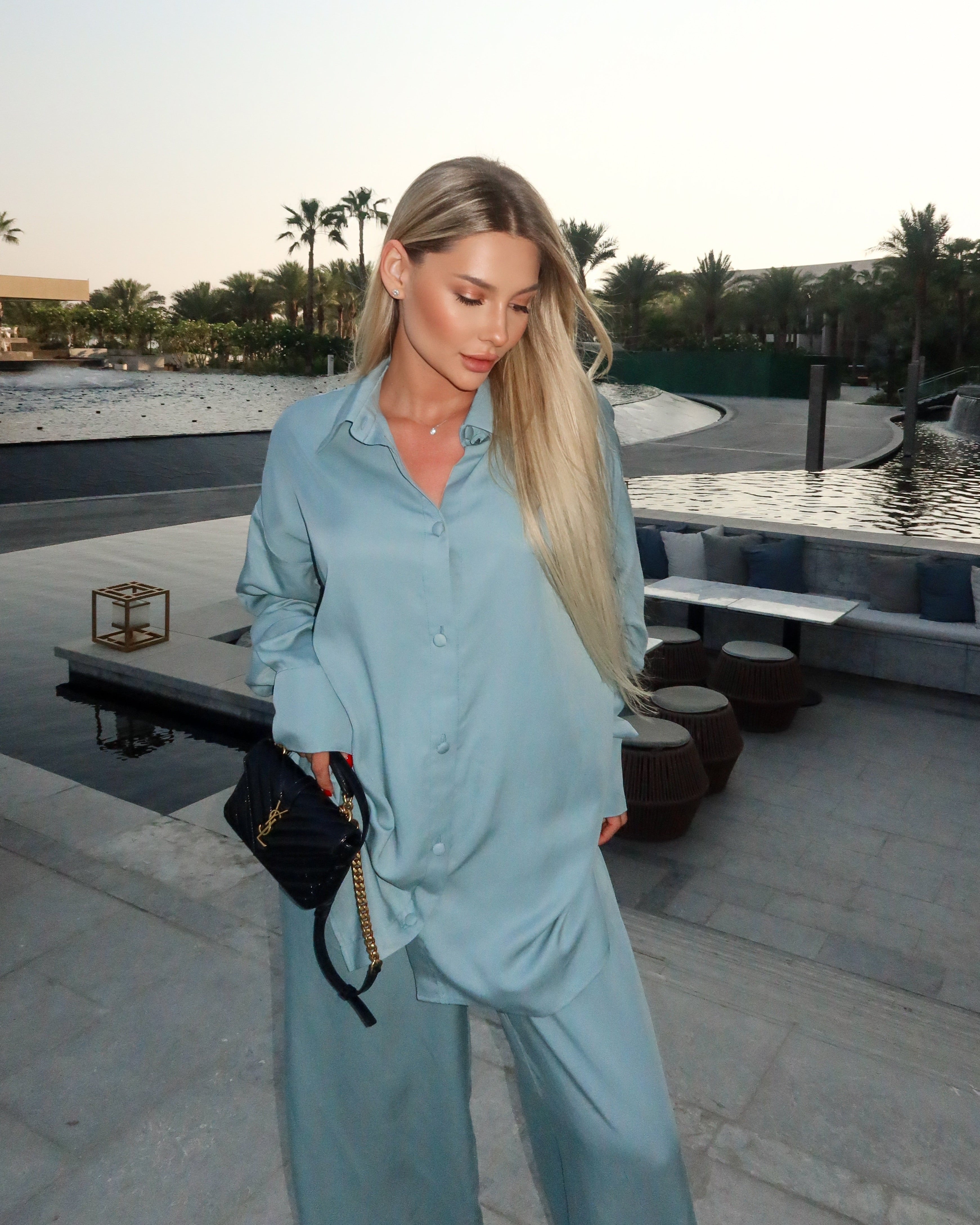 Set Tensel blouse and pants