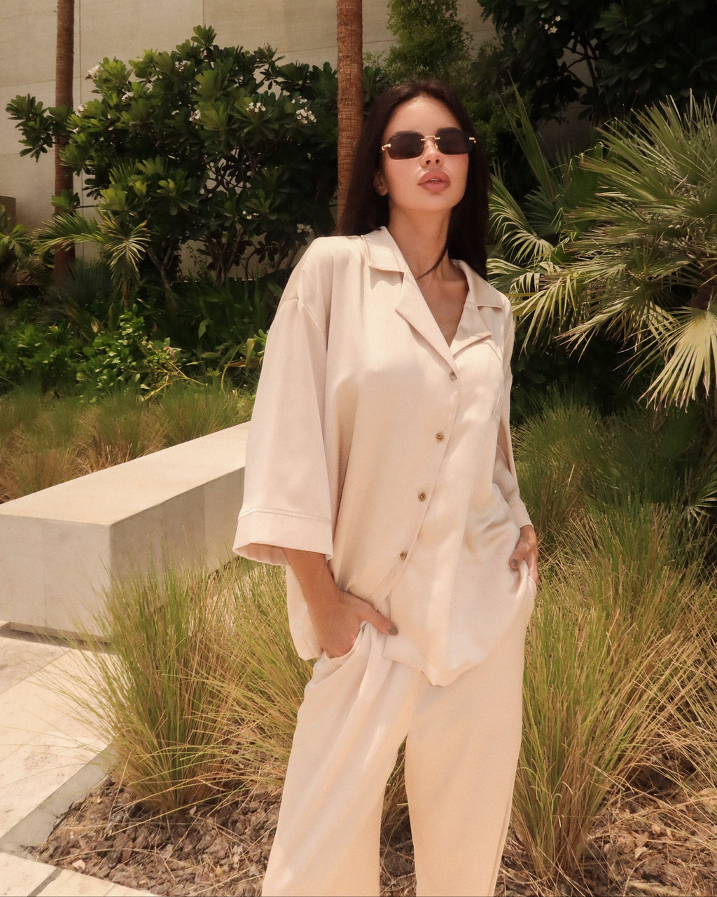 Beige shirt