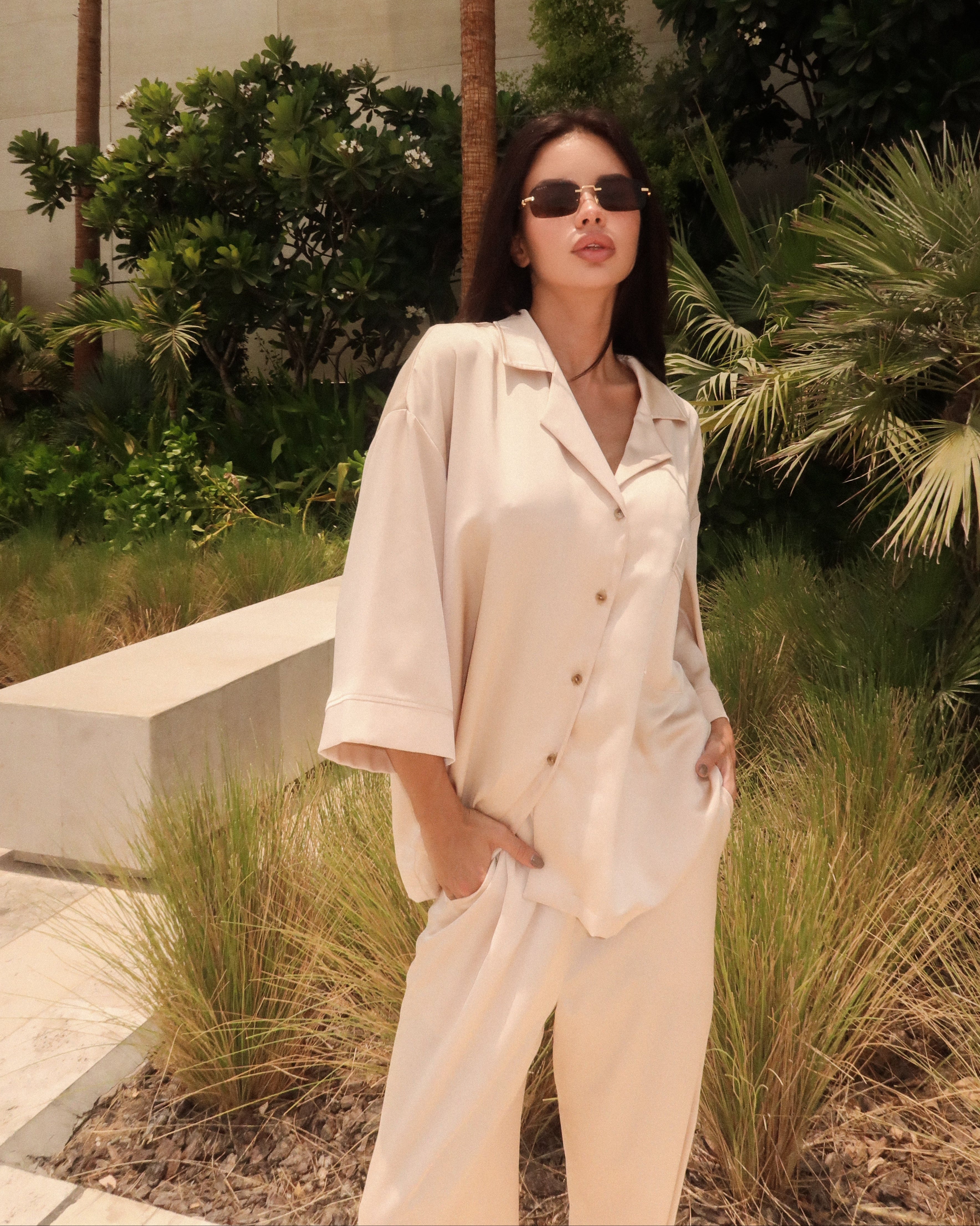 Beige shirt