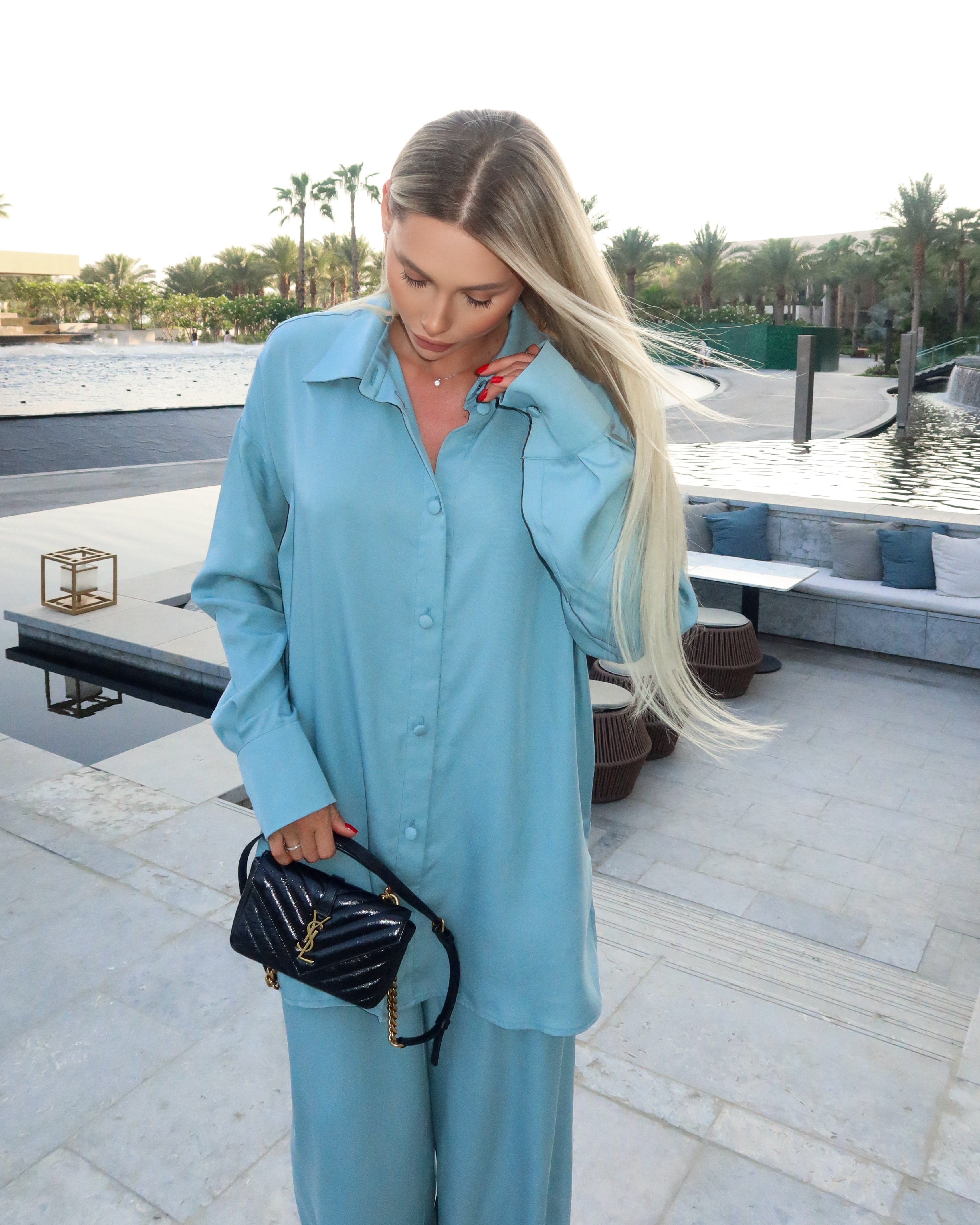 Set Tensel blouse and pants