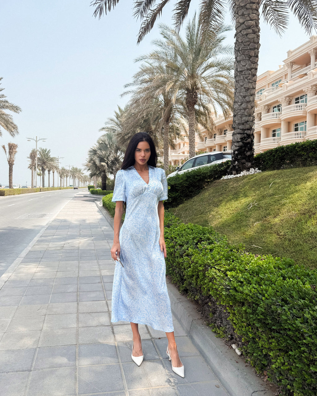 Blue dress Femme