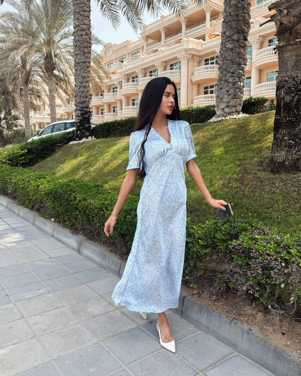 Blue dress Femme