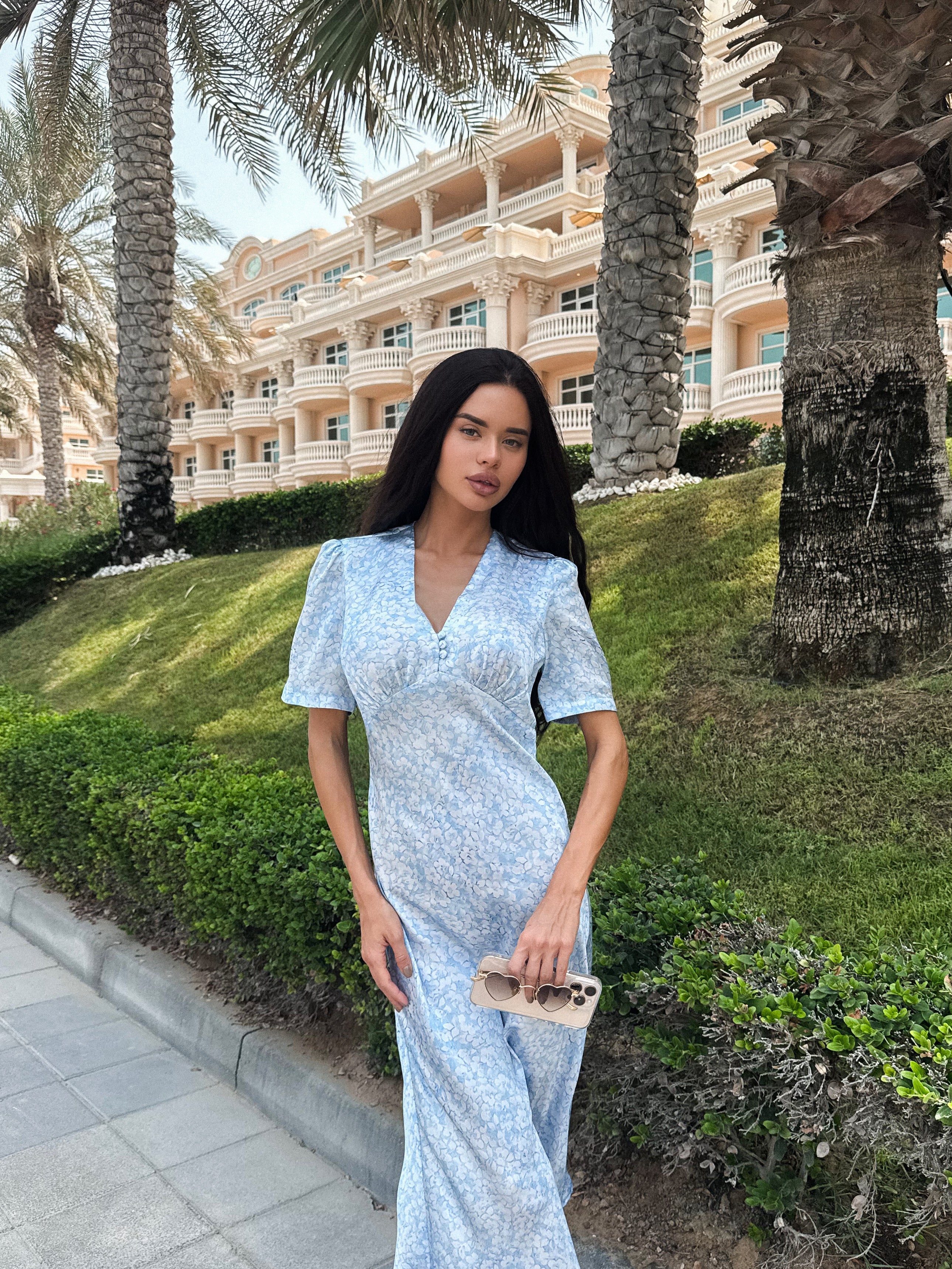 Blue dress Femme